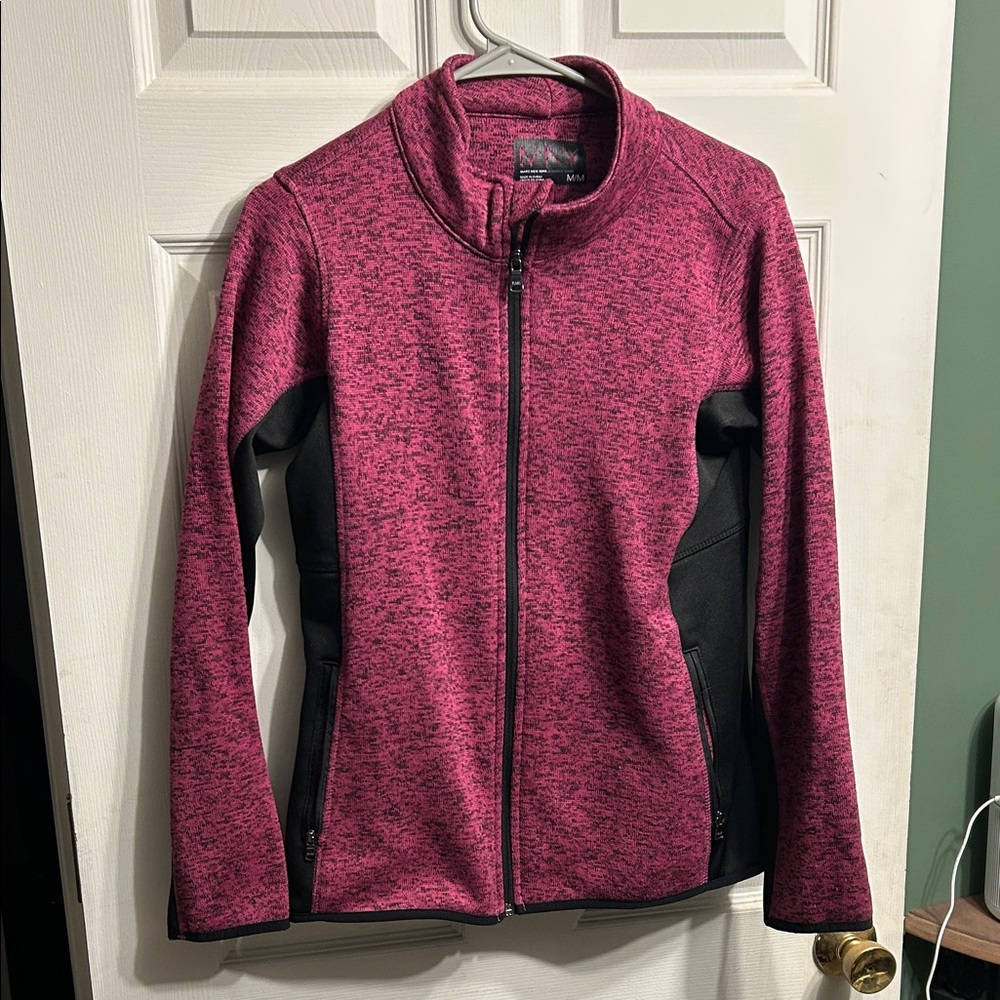 Marc New York Women's Pink and Black zip up